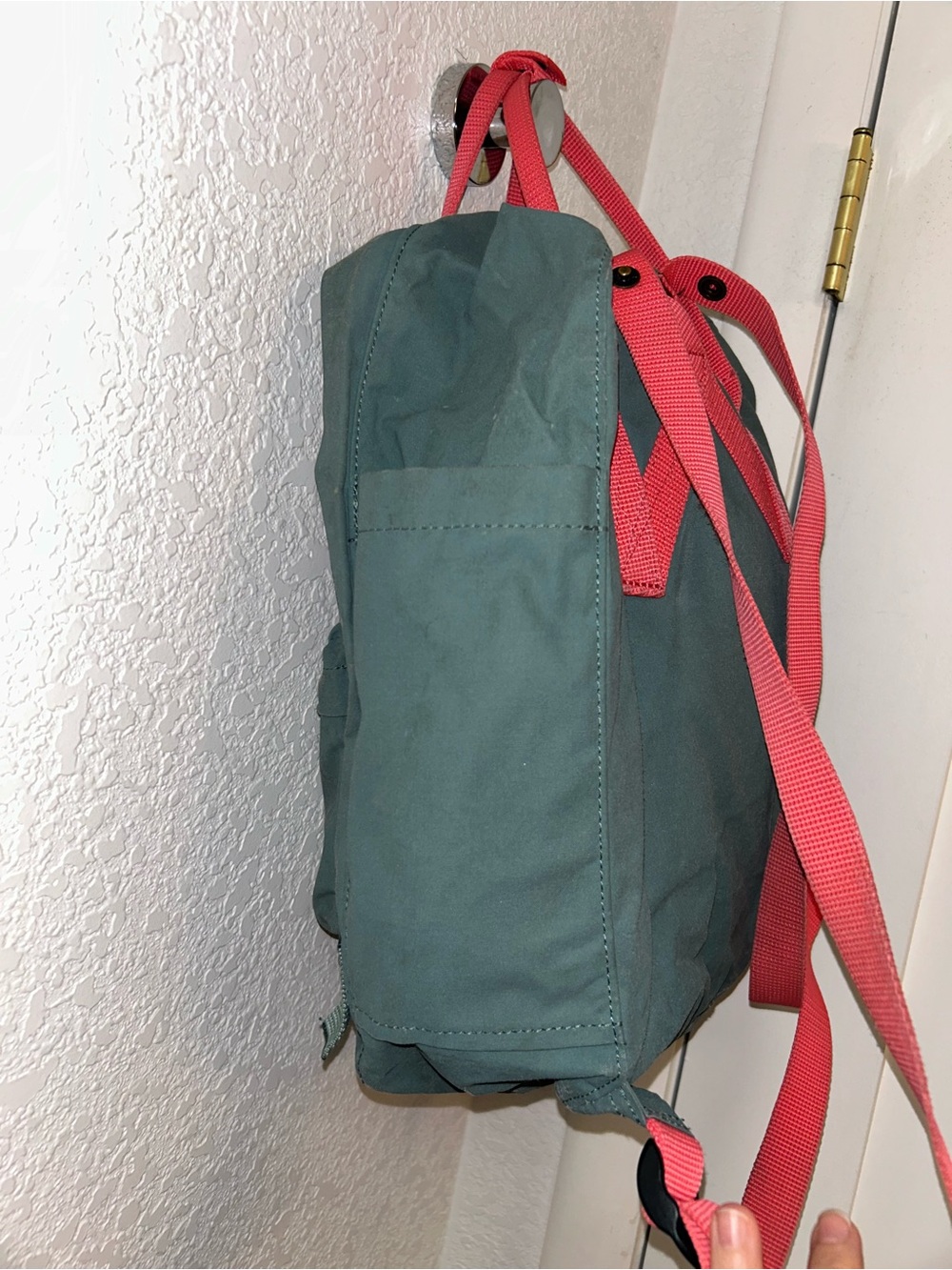 FJÄLLRÄVEN The KANKEN Two Tone Nimbus Blue & Peach Pink Backpack - Picture 14 of 16